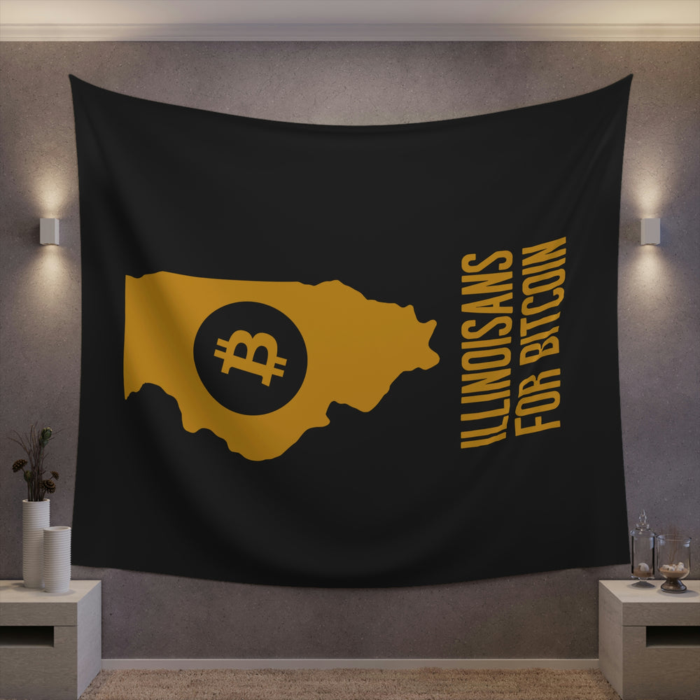 Illinoisans for Bitcoin | Wall Tapestry