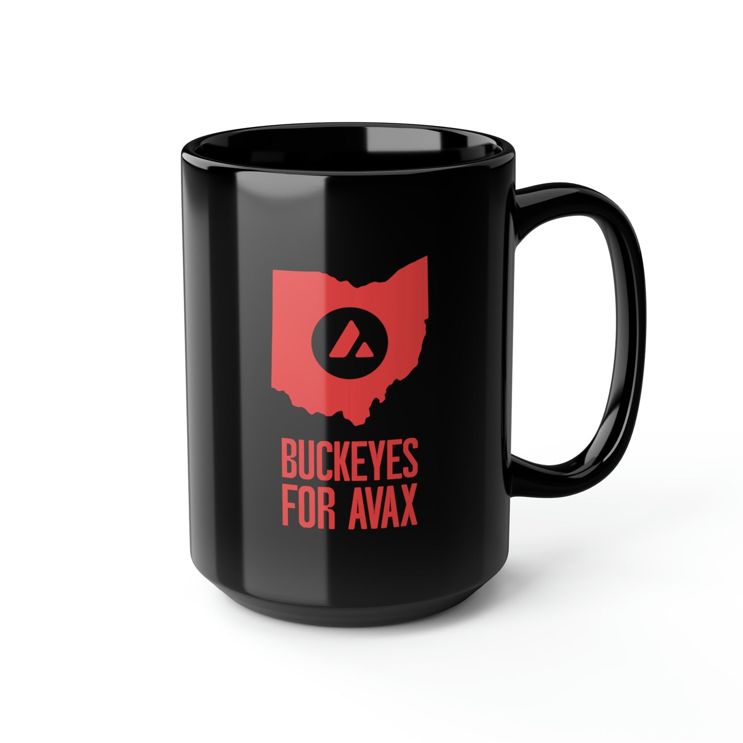 Buckeyes for Avax | Black Mug