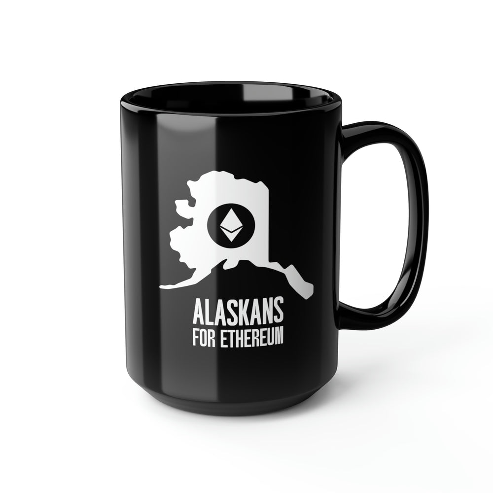 Alaskans for Ethereum | Black Mug