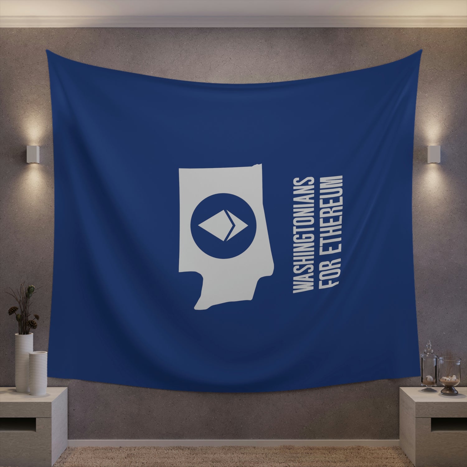 Washingtonians State for Ethereum | Wall Tapestry