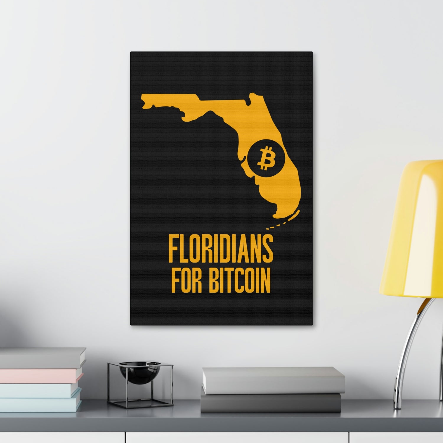 Floridians for Bitcoin | Wall Canvas