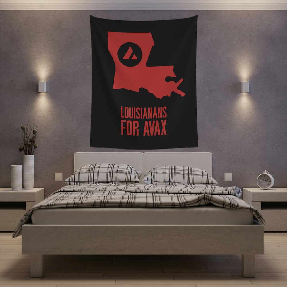 Louisianans for Avax | Wall Tapestry