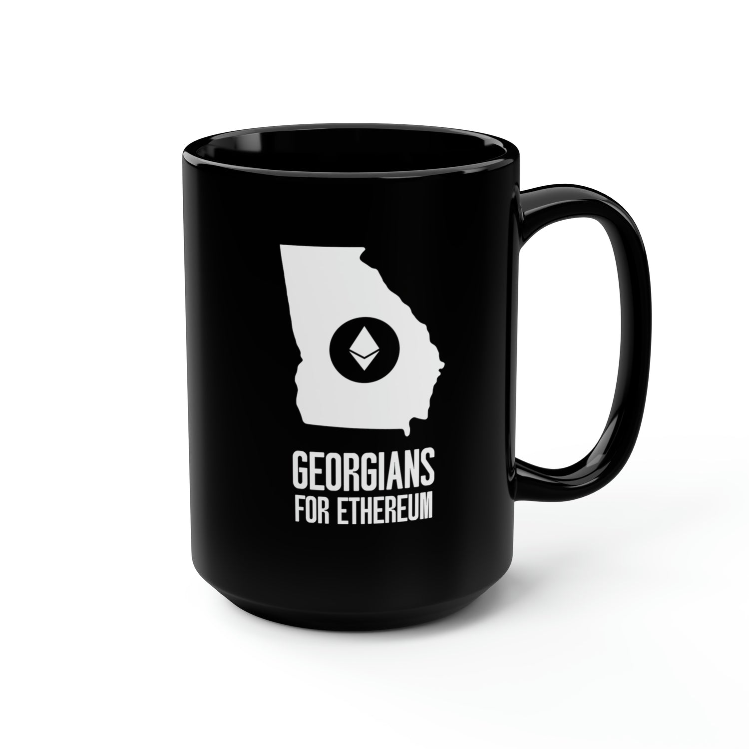 Georgians for Ethereum | Black Mug