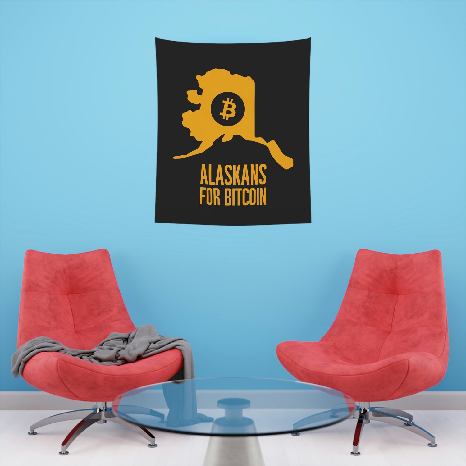 Alaskans for Bitcoin | Wall Tapestry