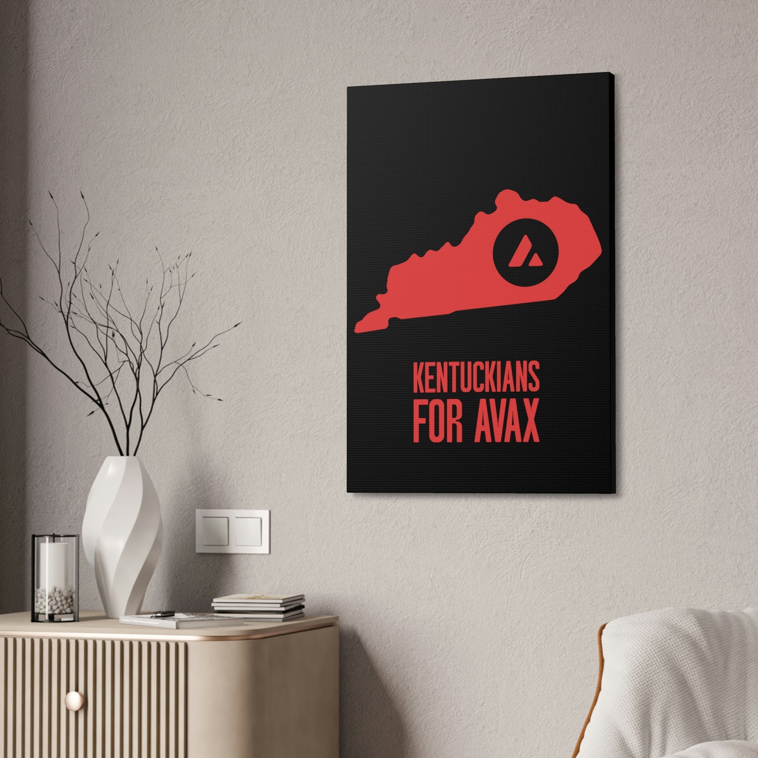 Kentuckians for Avax | Wall Canvas