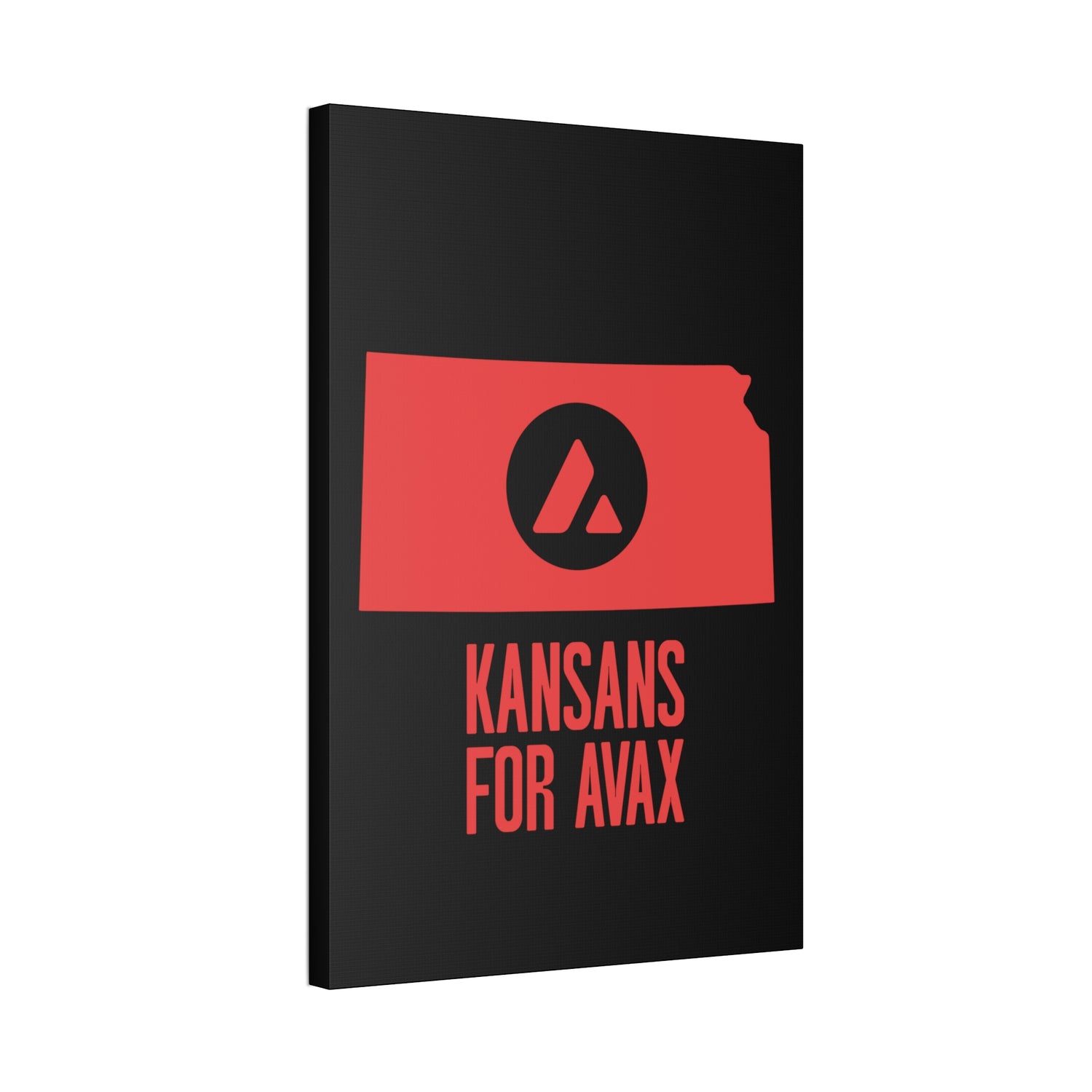 Kansans for Avax | Wall Canvas