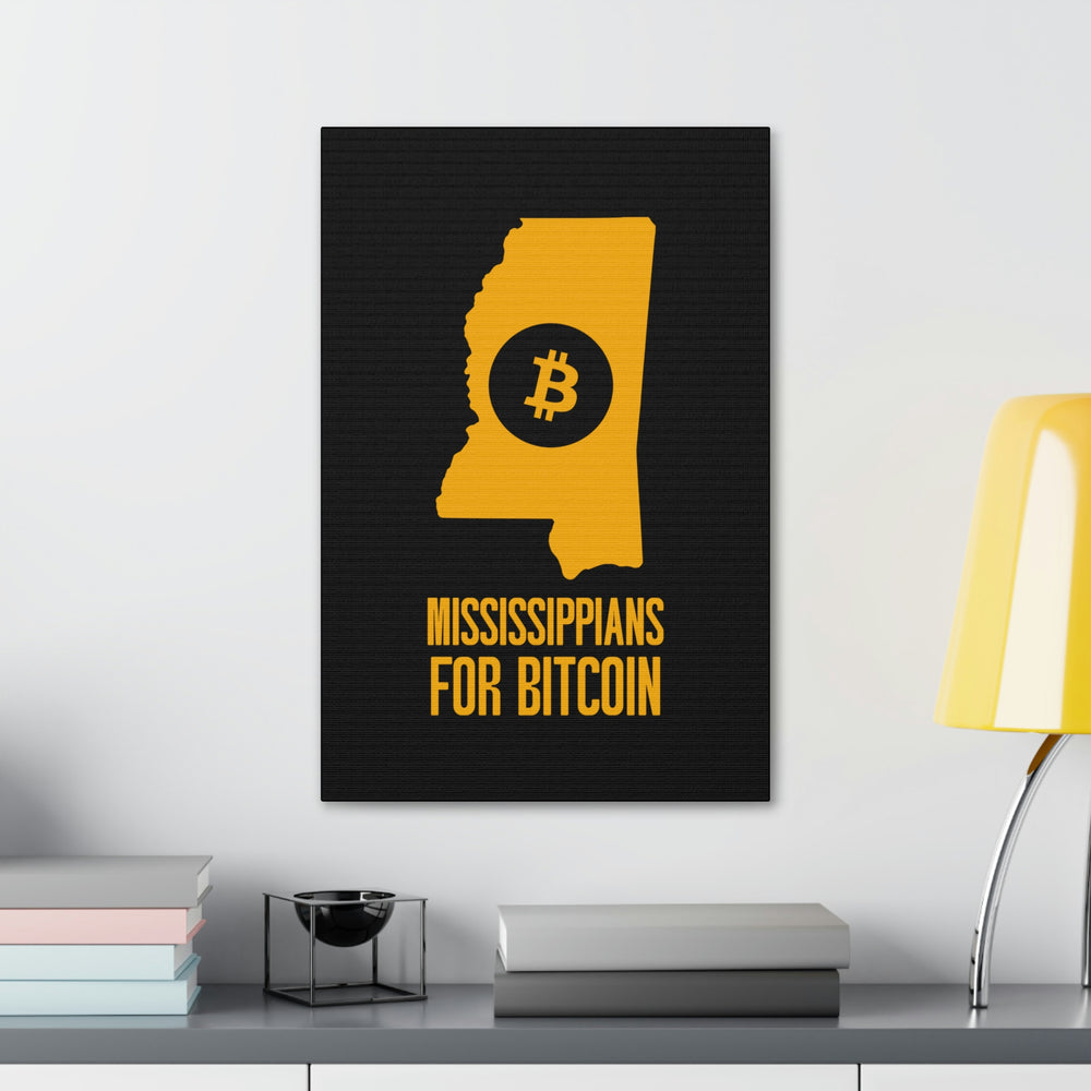 Mississippians for Bitcoin | Wall Canvas