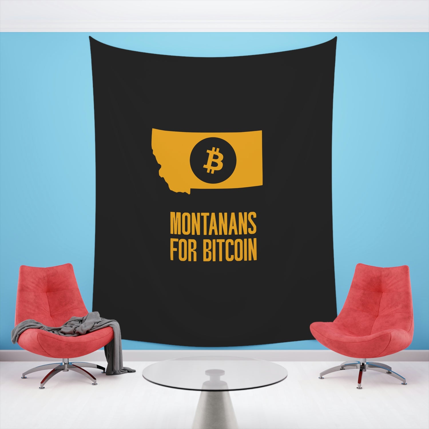 Montanans for Bitcoin | Wall Tapestry