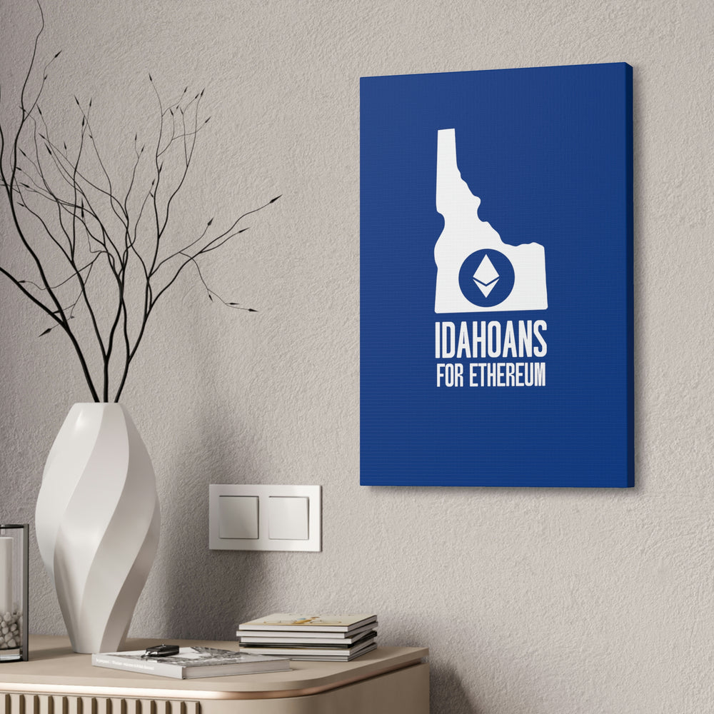 Idahoans for Ethereum | Wall Canvas