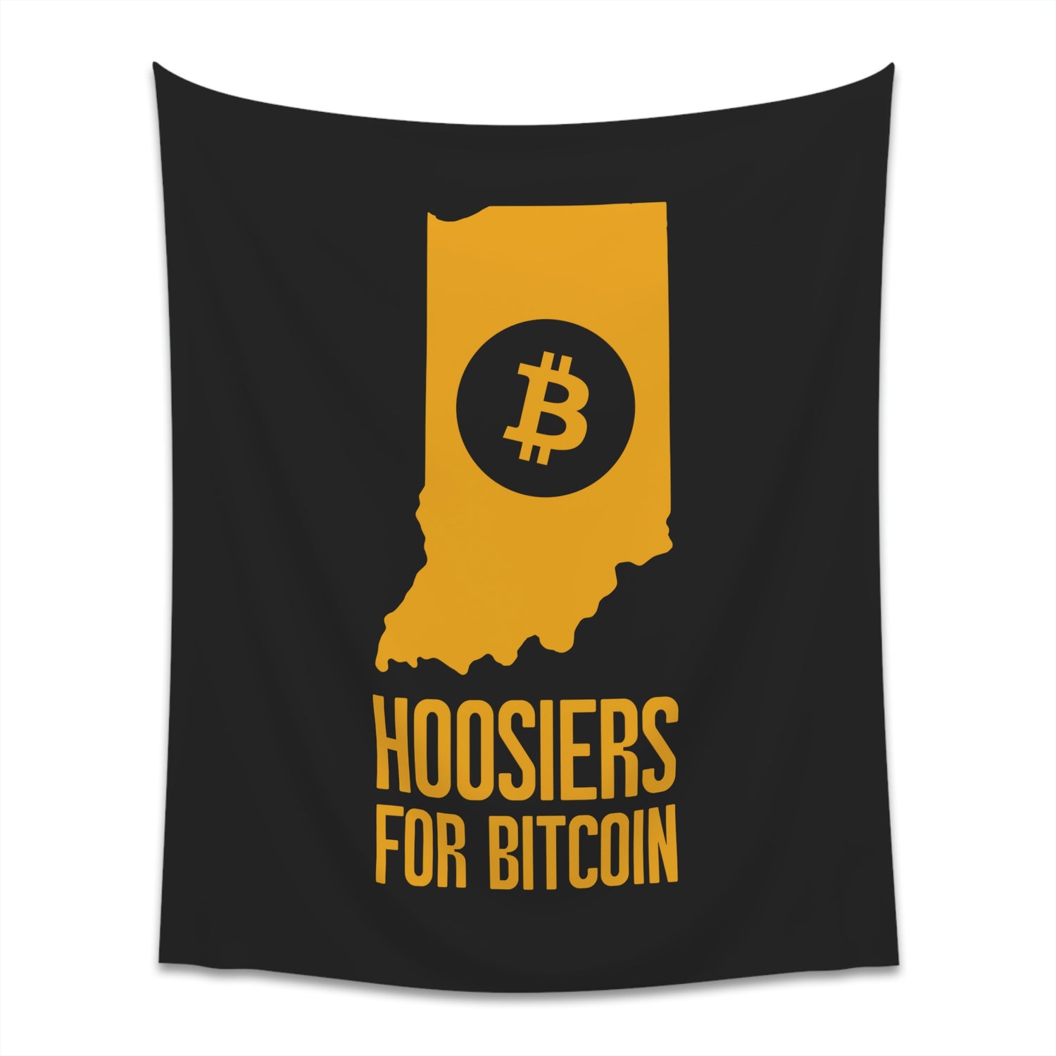 Hoosiers for Bitcoin | Wall Tapestry