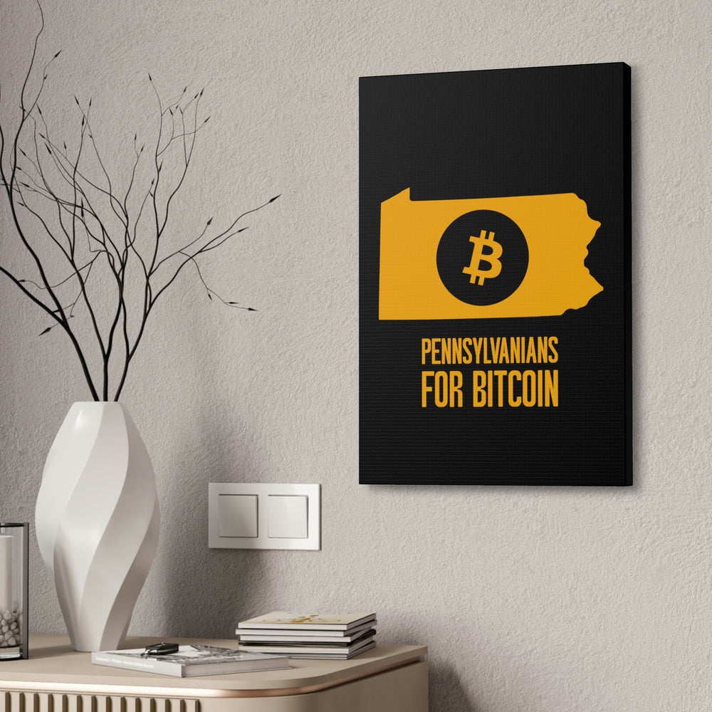 Pennsylvanians for Bitcoin | Wall Canvas