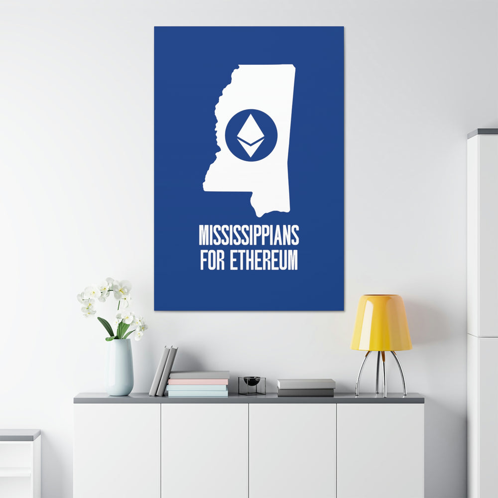 Mississippians for Ethereum | Wall Canvas