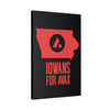 Iowans for Avax | Wall Canvas