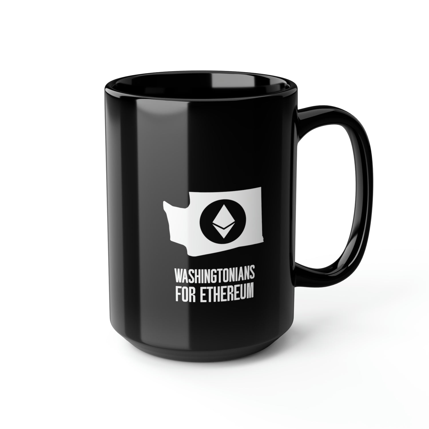 Washingtonians State for Ethereum | Black Mug