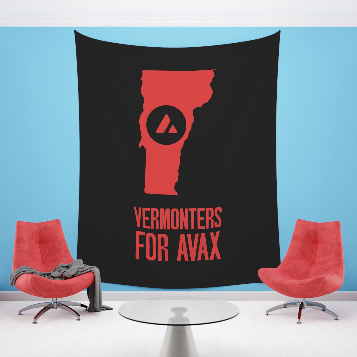 Vermonters for Avax | Wall Tapestry