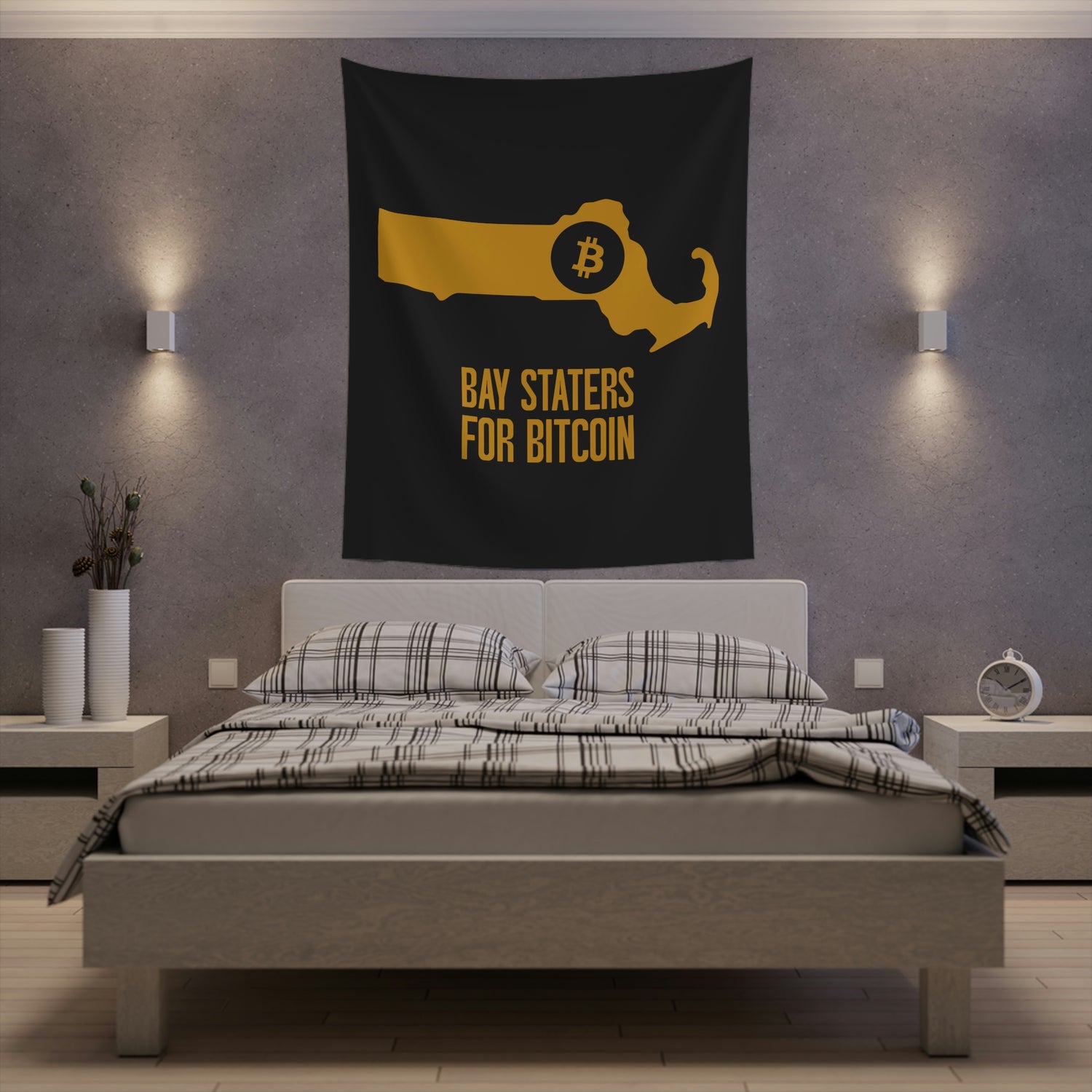 Bay Staters for Bitcoin | Wall Tapestry