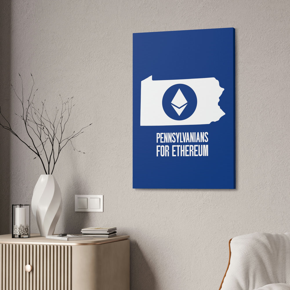 Pennsylvanians for Ethereum | Wall Canvas