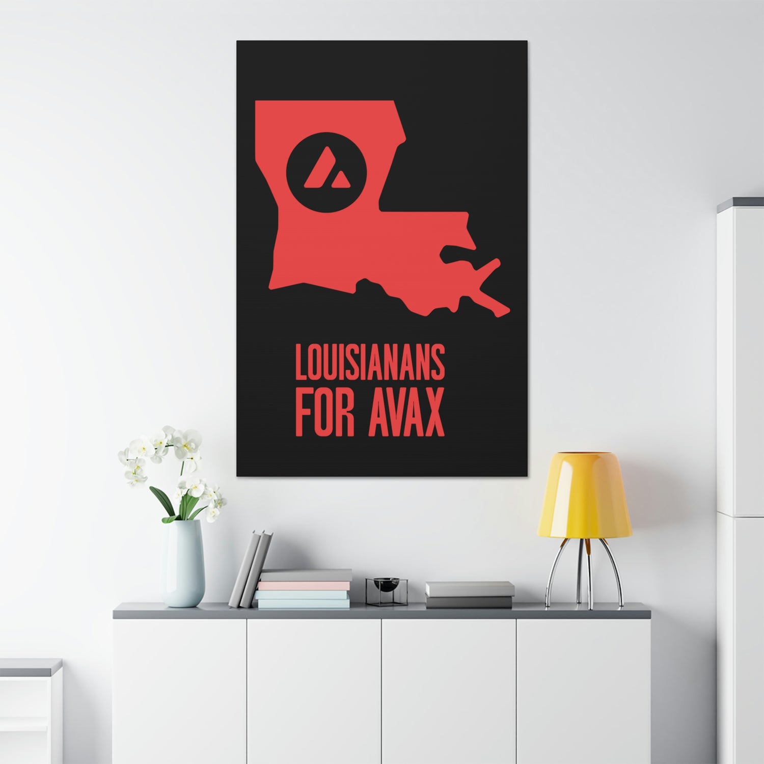 Louisianans for Avax | Wall Canvas