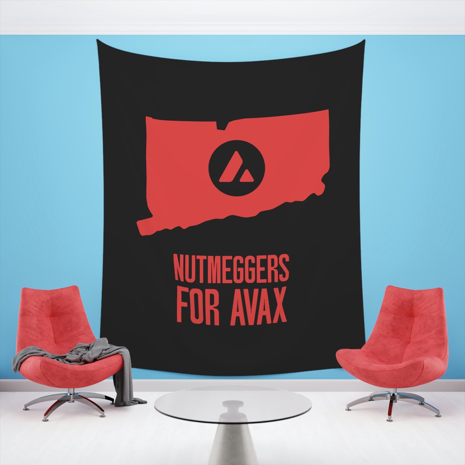 Nutmeggers for Avax | Wall Tapestry