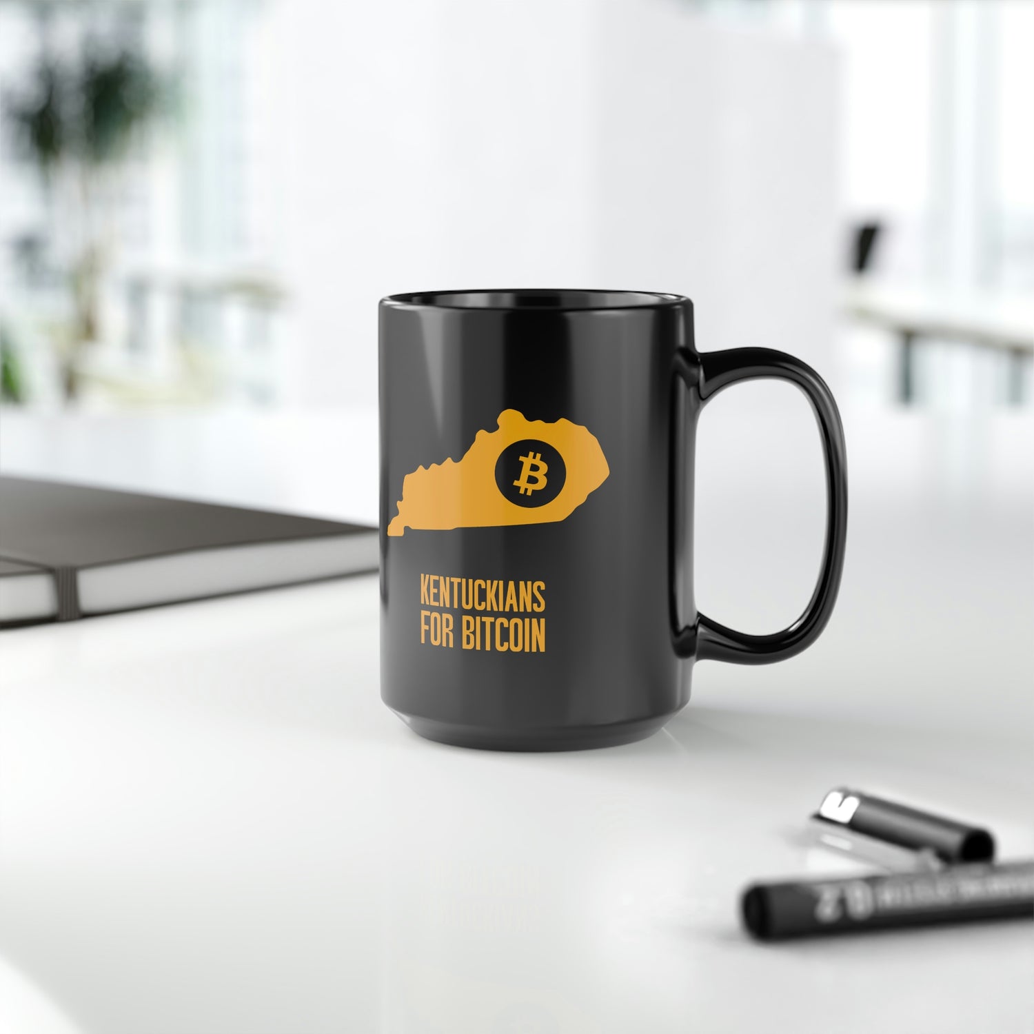 Kentuckians for Bitcoin | Black Mug