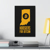 Hoosiers for Bitcoin | Wall Canvas