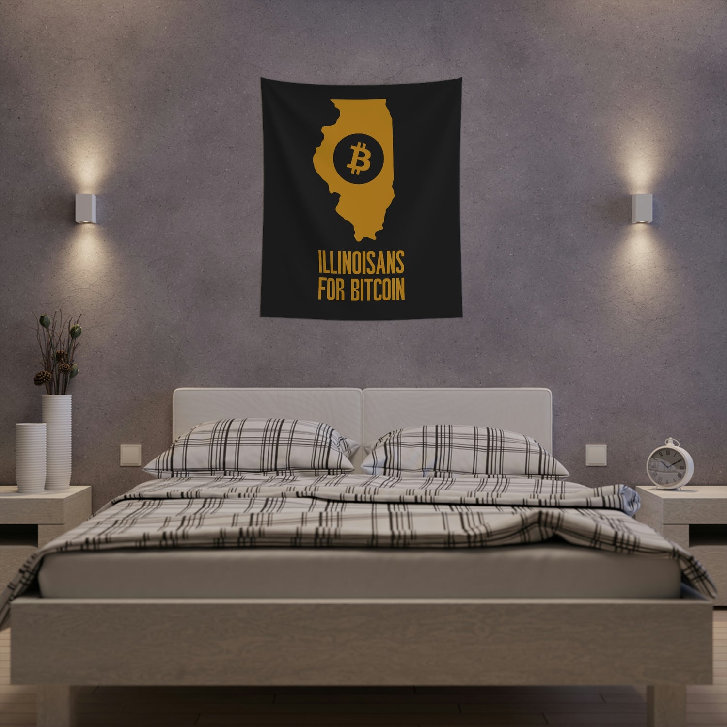 Illinoisans for Bitcoin | Wall Tapestry