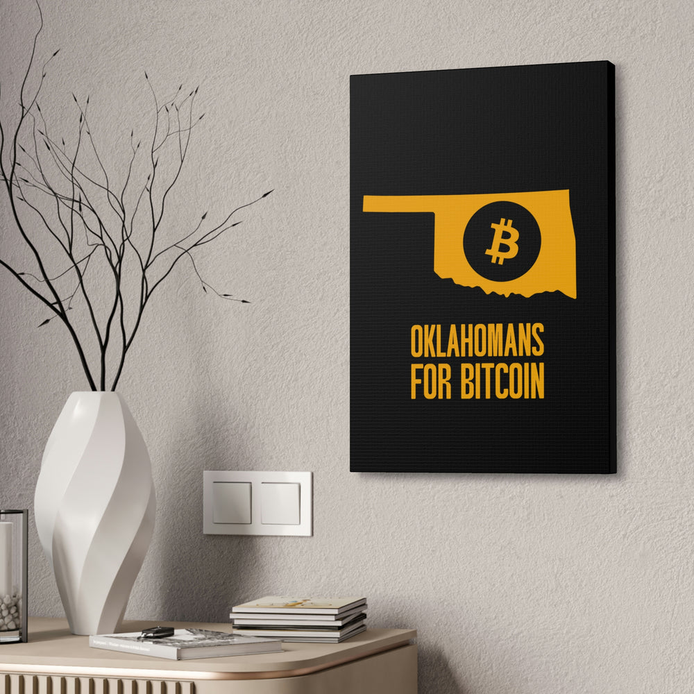 Oklahomans for Bitcoin | Wall Canvas