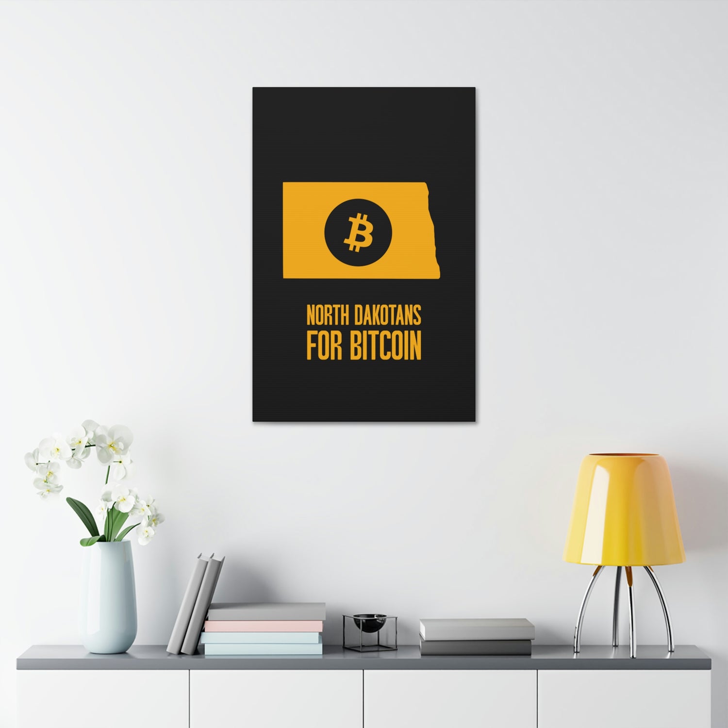 North Dakotans for Bitcoin | Wall Canvas