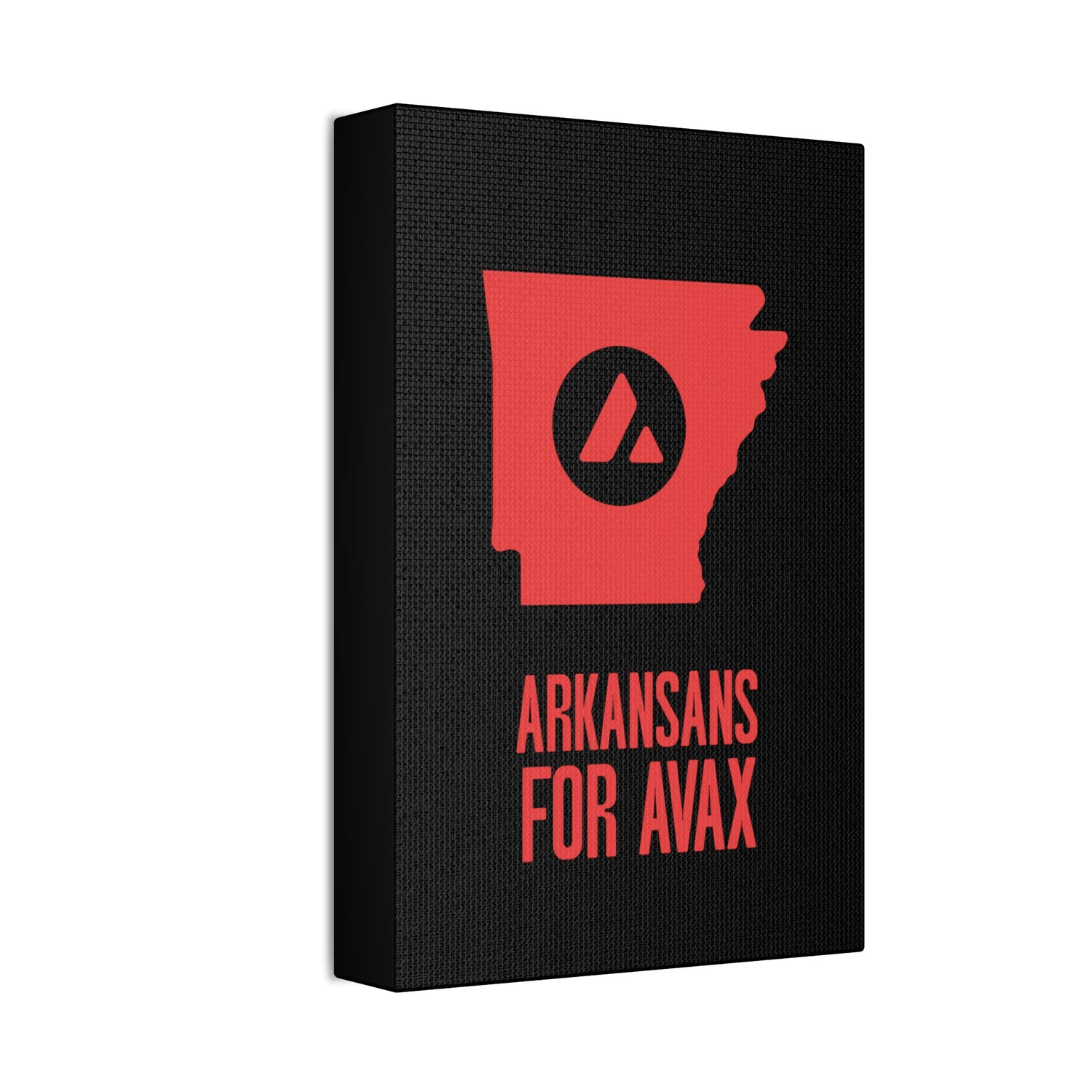 Arkansans for Avax | Wall Canvas