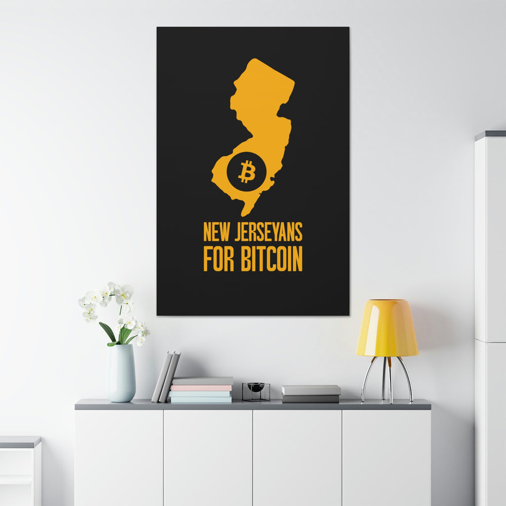 New Jerseyans for Bitcoin | Wall Canvas