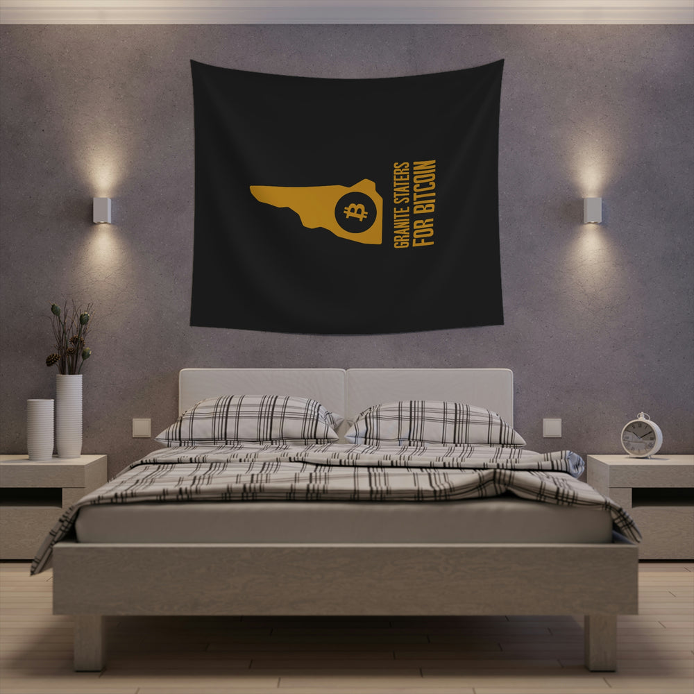 Granite Staters for Bitcoin | Wall Tapestry