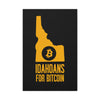 Idahoans for Bitcoin | Wall Canvas