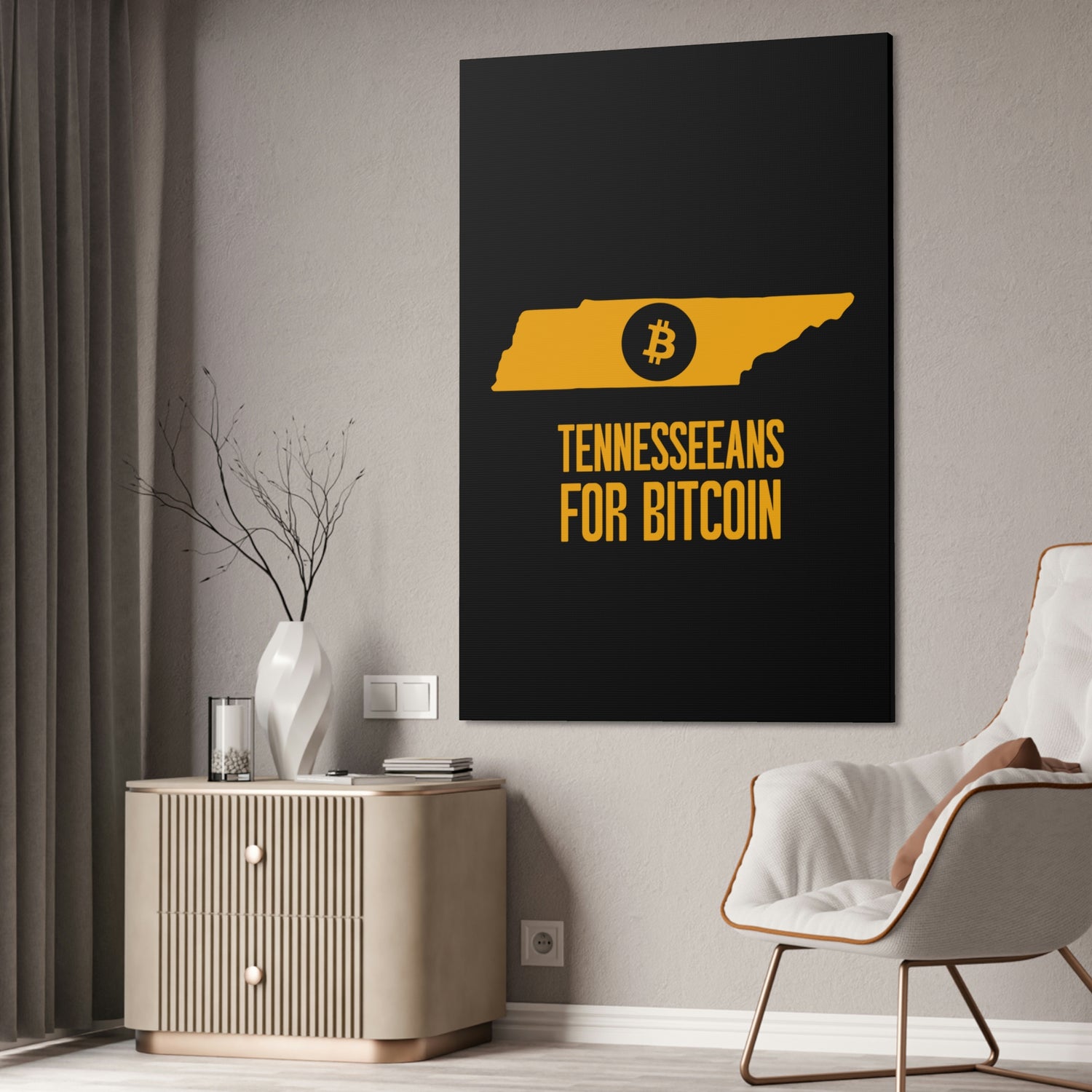 Tennesseeans for Bitcoin | Wall Canvas