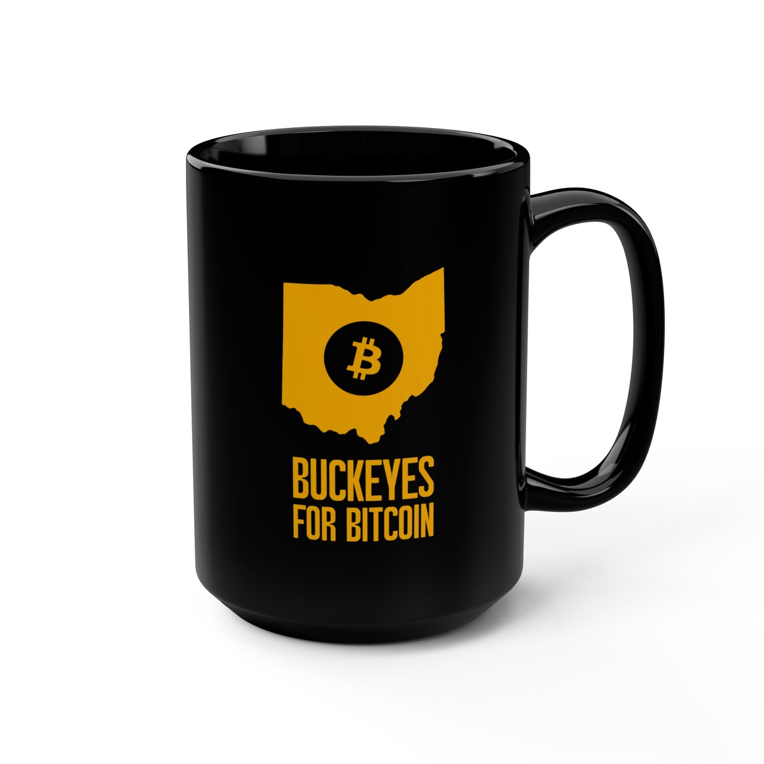 Buckeyes for Bitcoin | Black Mug