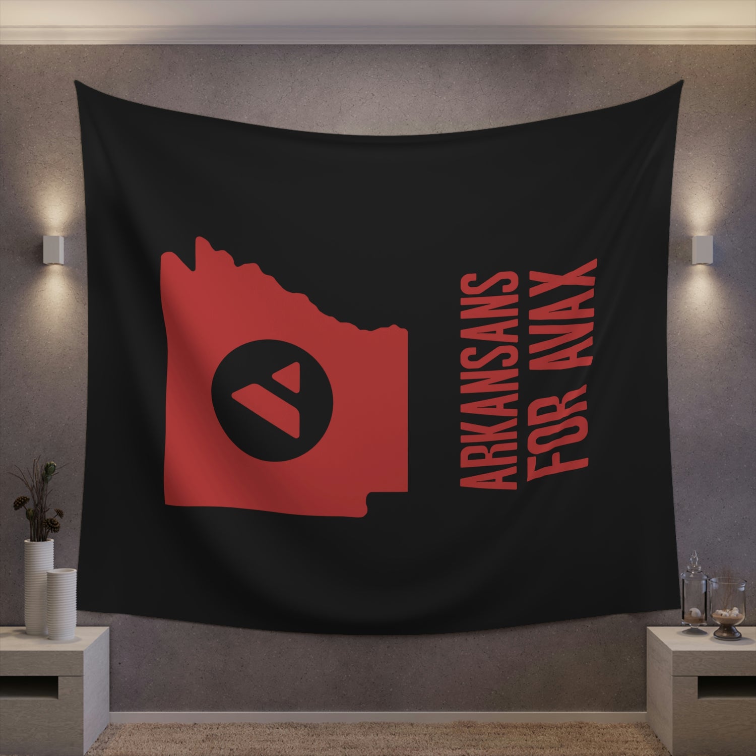 Arkansans for Avax | Wall Tapestry