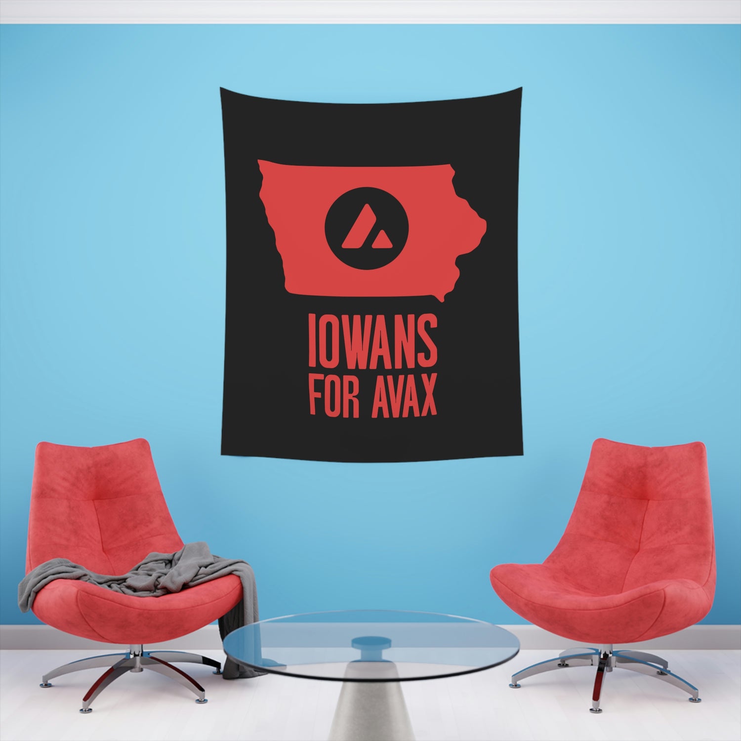 Iowans for Avax | Wall Tapestry