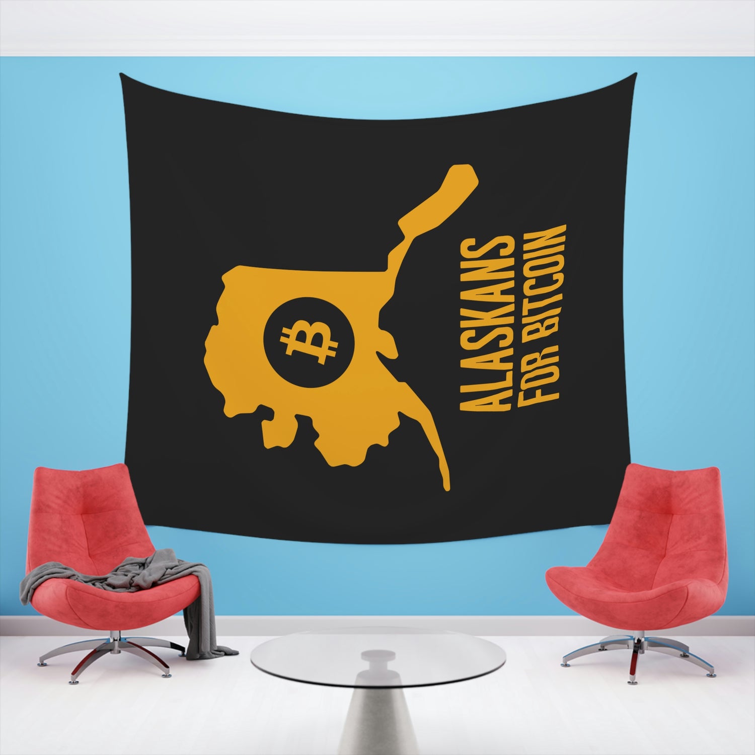 Alaskans for Bitcoin | Wall Tapestry