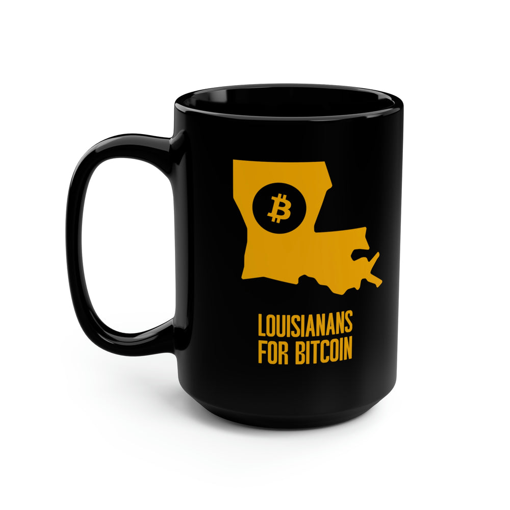 Louisianans for Bitcoin | Black Mug