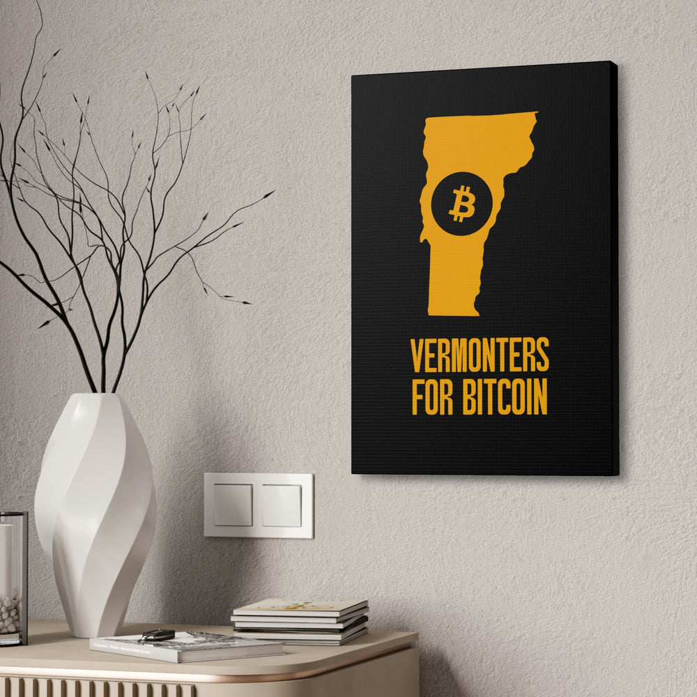 Vermonters for Bitcoin | Wall Canvas