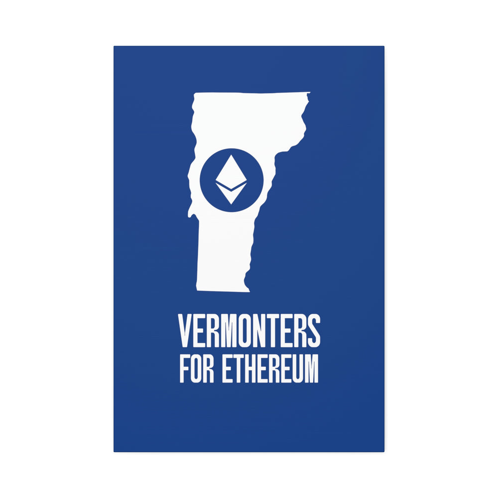 Vermonters for Ethereum | Wall Canvas