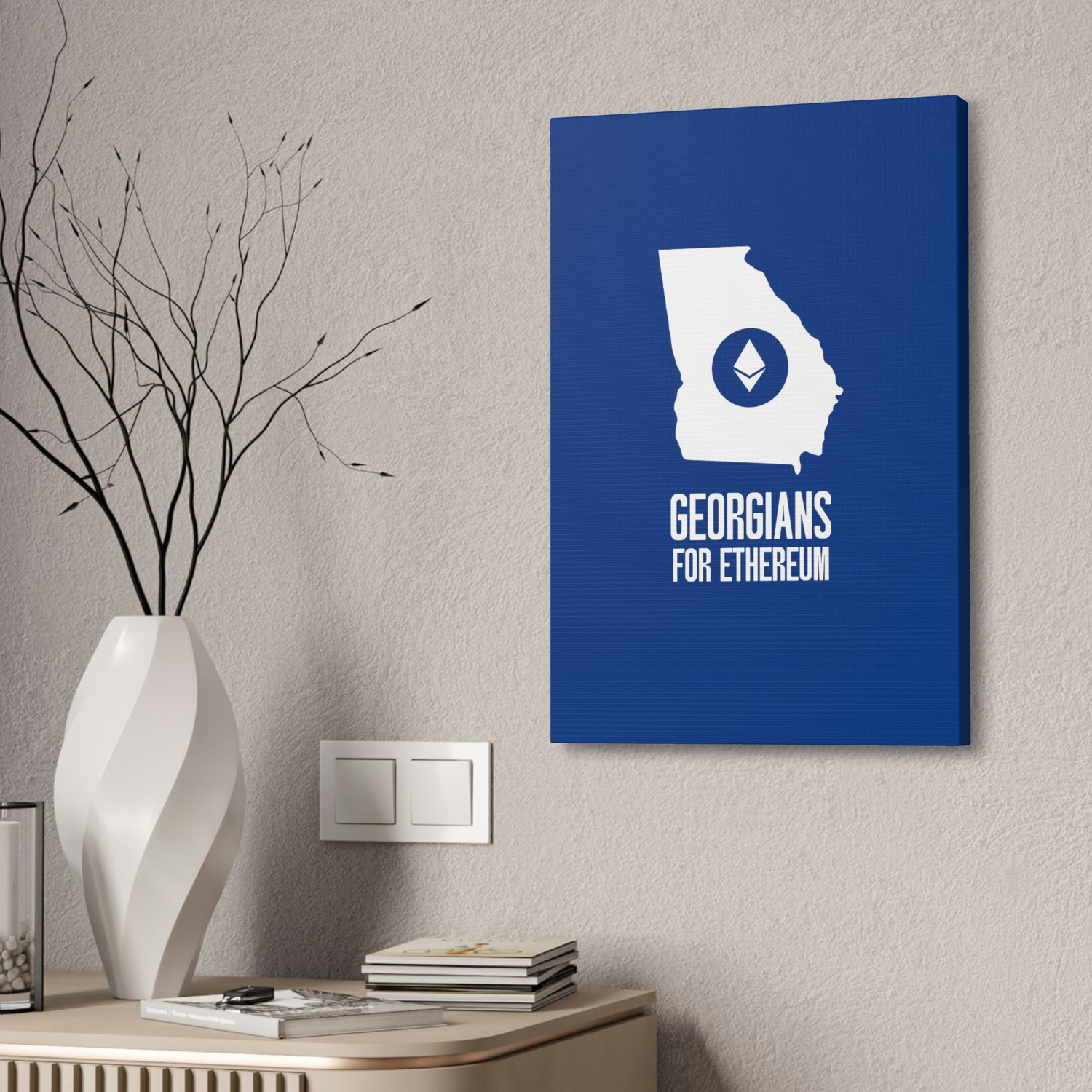 Georgians for Ethereum | Wall Canvas