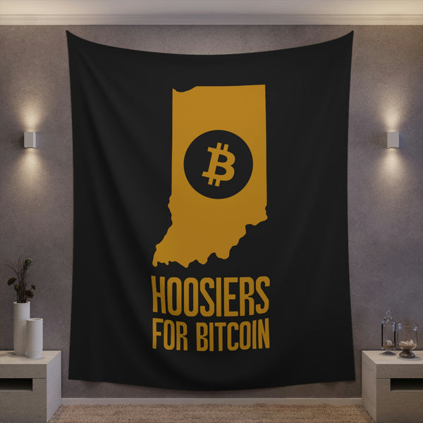 Hoosiers for Bitcoin | Wall Tapestry