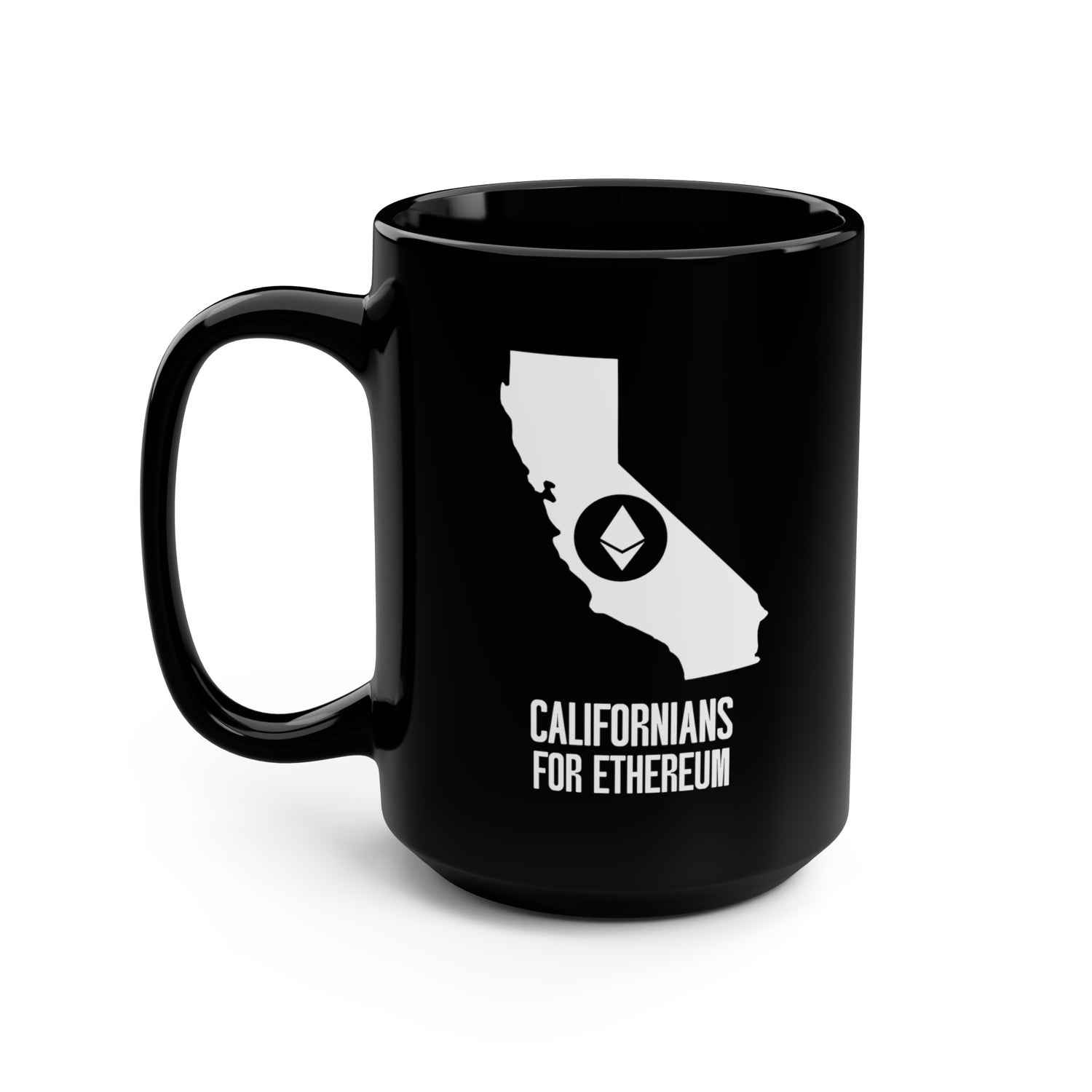 Californians for Ethereum | Black Mug