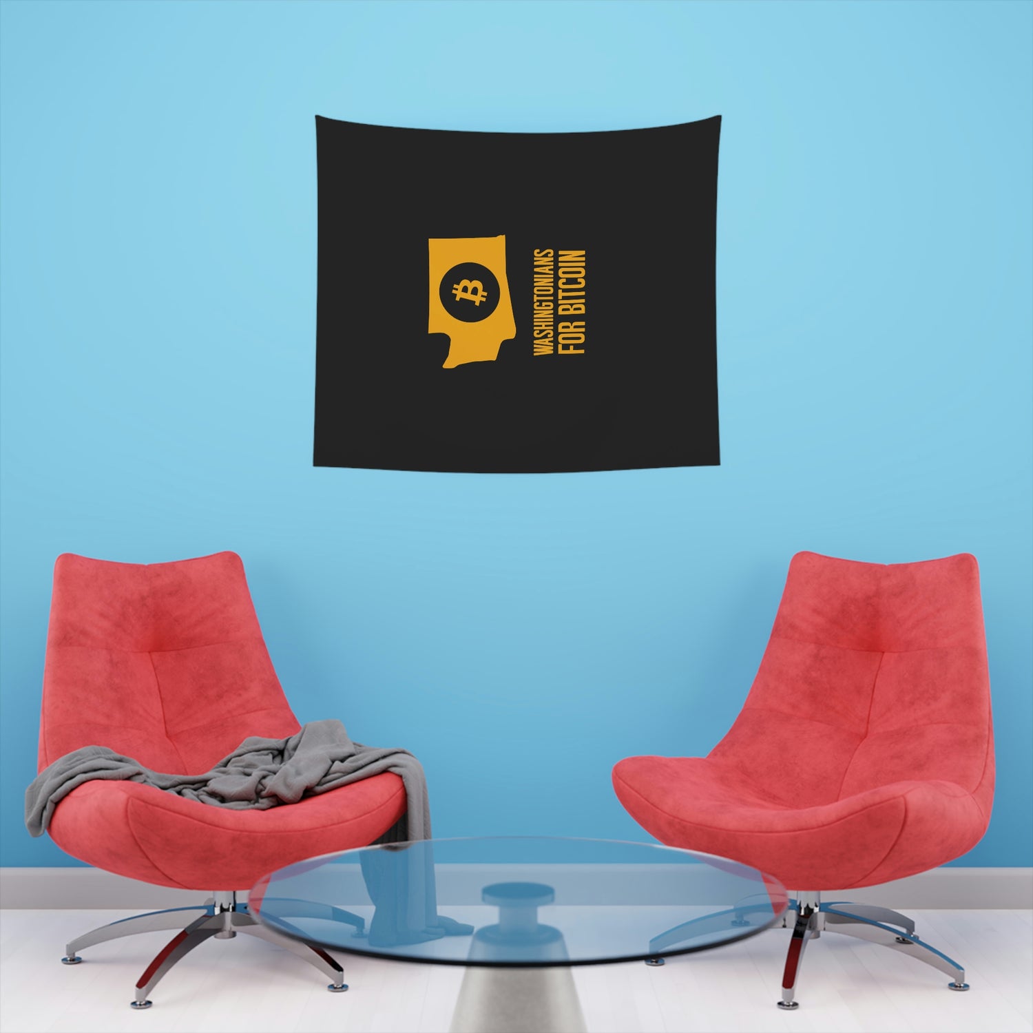 Washingtonians State for Bitcoin | Wall Tapestry