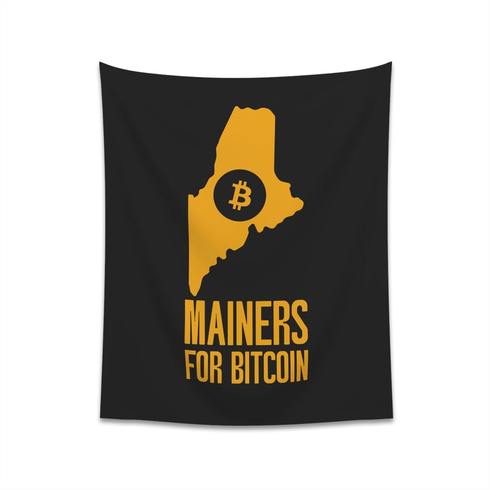 Mainers for Bitcoin | Wall Tapestry