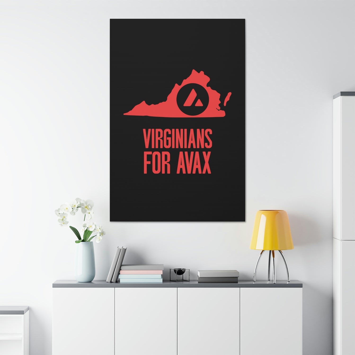 Virginians for Avax | Wall Canvas