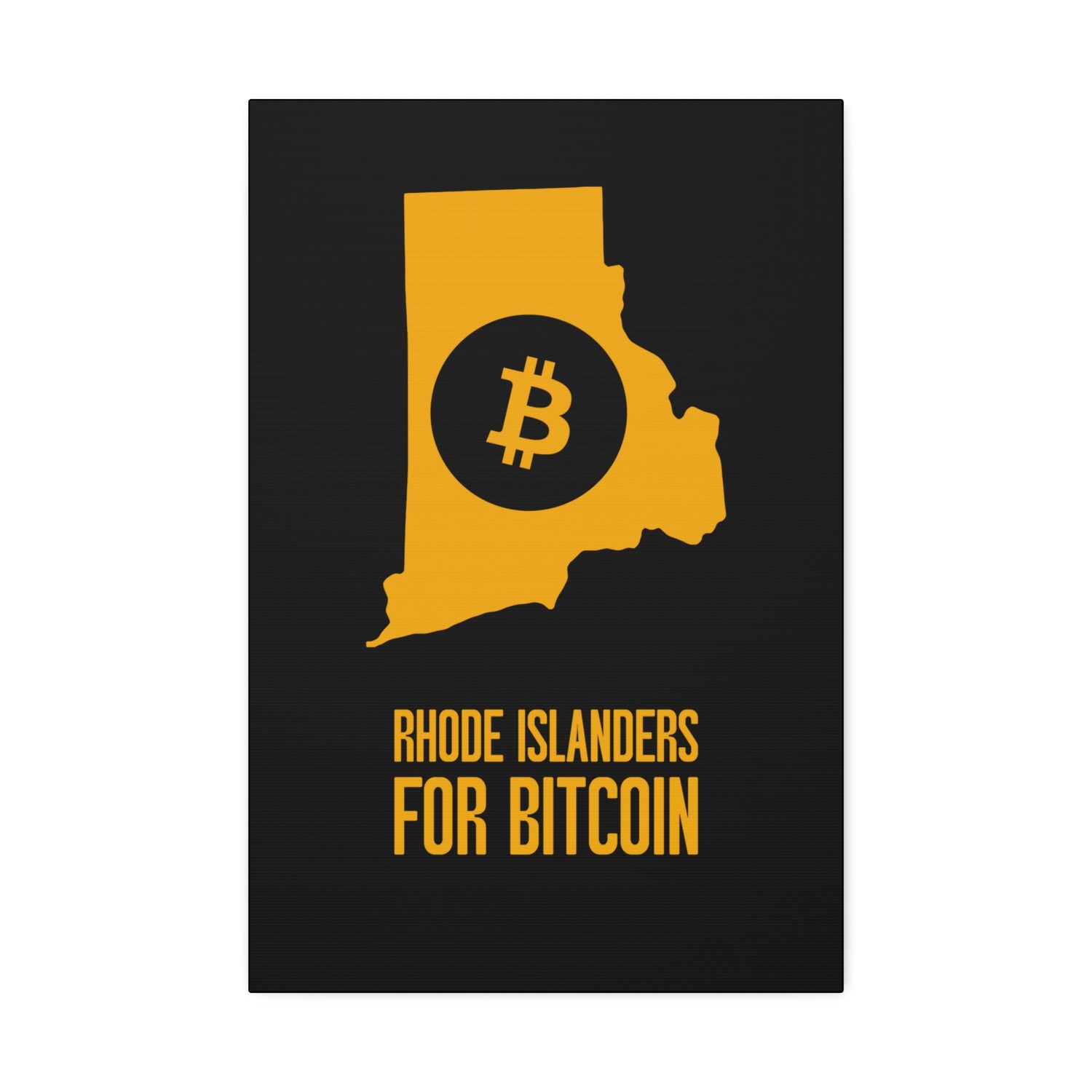 Rhode Islanders for Bitcoin | Wall Canvas