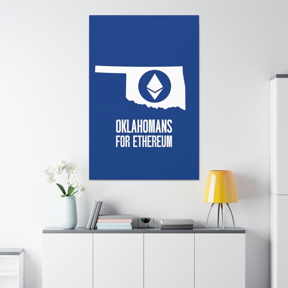 Oklahomans for Ethereum | Wall Canvas