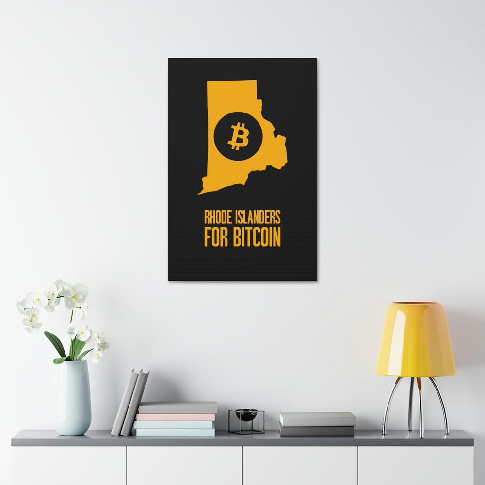 Rhode Islanders for Bitcoin | Wall Canvas