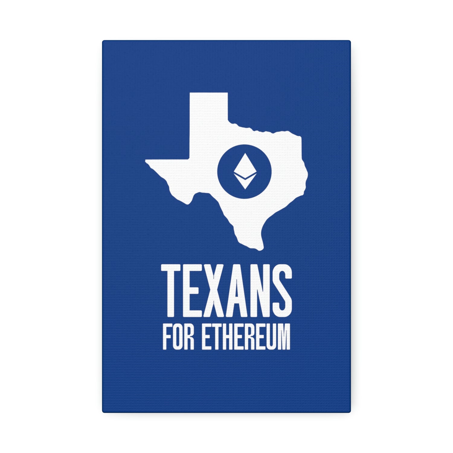 Texans for Ethereum | Wall Canvas